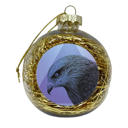 Rory the Red Kite - xmas bauble by Linden Reekie