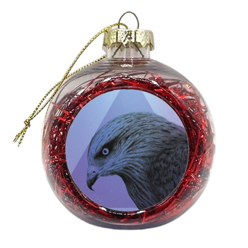Rory the Red Kite - xmas bauble by Linden Reekie