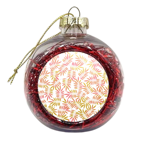 Rosa - xmas bauble by Uma Prabhakar Gokhale