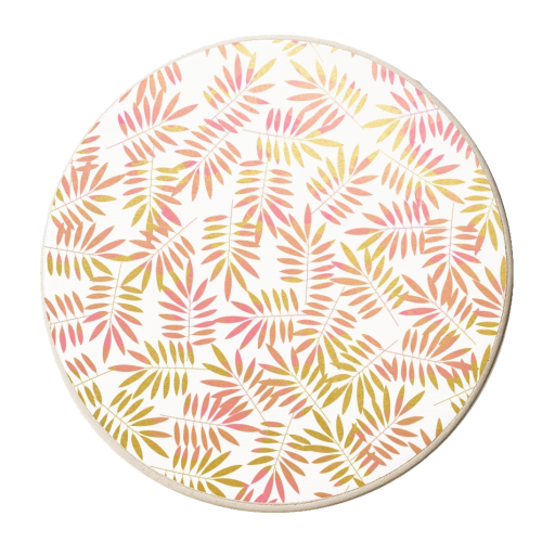 Rosa - personalised beer coaster by Uma Prabhakar Gokhale