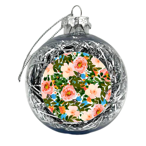 Rose Garden - xmas bauble by Uma Prabhakar Gokhale