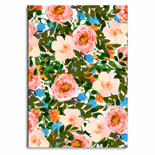 Rose Garden - personalised A4, A5, A6 notebook by Uma Prabhakar Gokhale