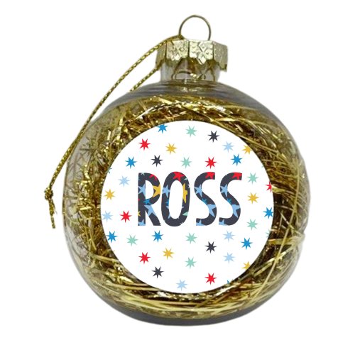 Ross - xmas bauble by The Boy and the Bear