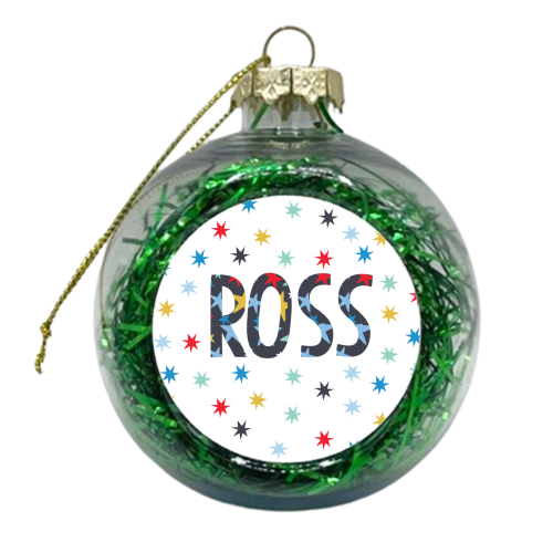Ross - xmas bauble by The Boy and the Bear