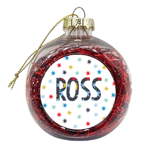 Ross - xmas bauble by The Boy and the Bear