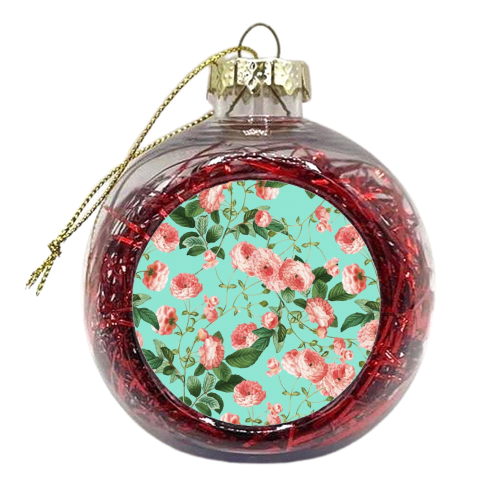 Rosy Life - xmas bauble by Uma Prabhakar Gokhale