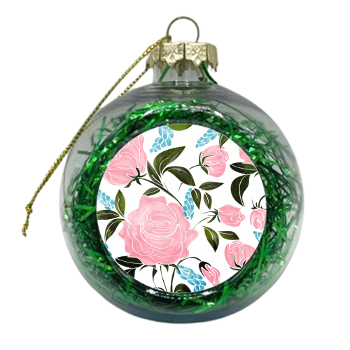 Rosy v2 - xmas bauble by Uma Prabhakar Gokhale