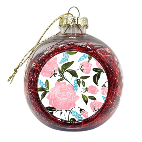 Rosy v2 - xmas bauble by Uma Prabhakar Gokhale