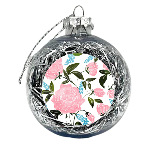 Rosy v2 - xmas bauble by Uma Prabhakar Gokhale