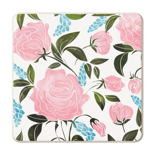 Rosy v2 - personalised beer coaster by Uma Prabhakar Gokhale