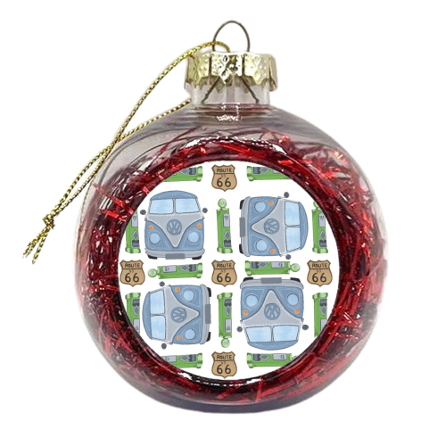 Route 66 - xmas bauble by Bethany Coe