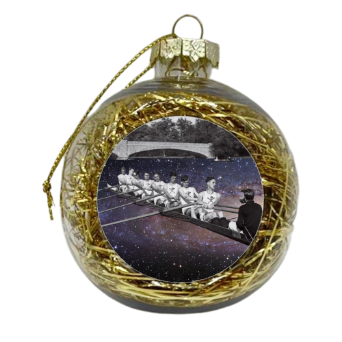 Rowing on the Stars - xmas bauble by Peter Dannenbaum