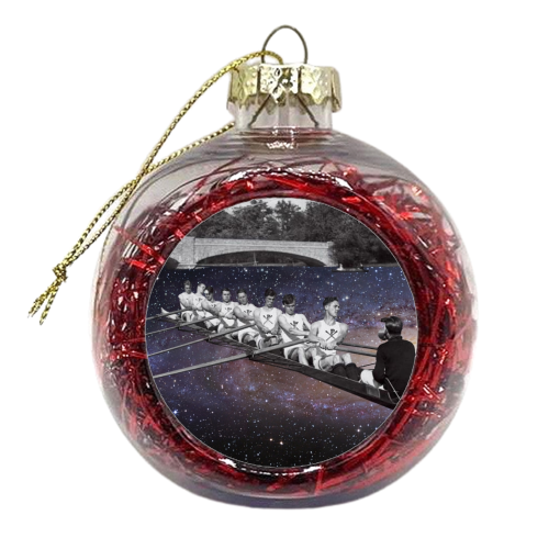 Rowing on the Stars - xmas bauble by Peter Dannenbaum