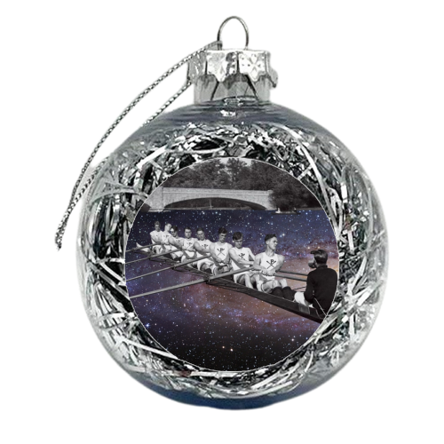 Rowing on the Stars - xmas bauble by Peter Dannenbaum
