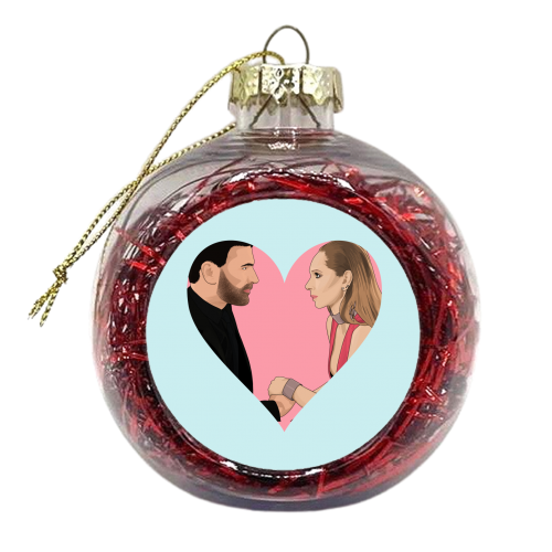 Roy and Keeley - xmas bauble by Pink and Pip