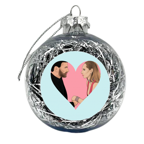 Roy and Keeley - xmas bauble by Pink and Pip