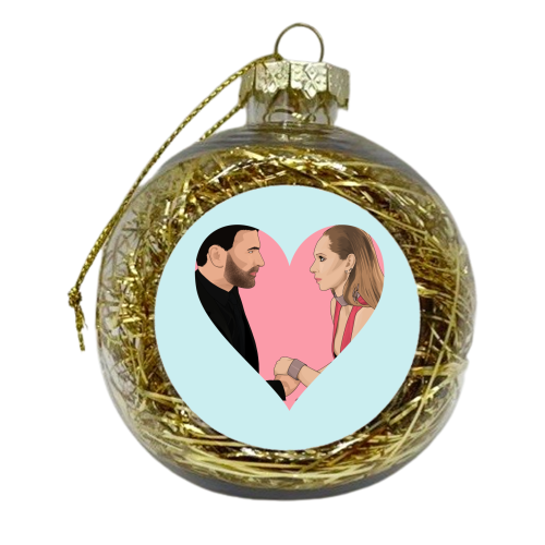 Roy and Keeley - xmas bauble by Pink and Pip