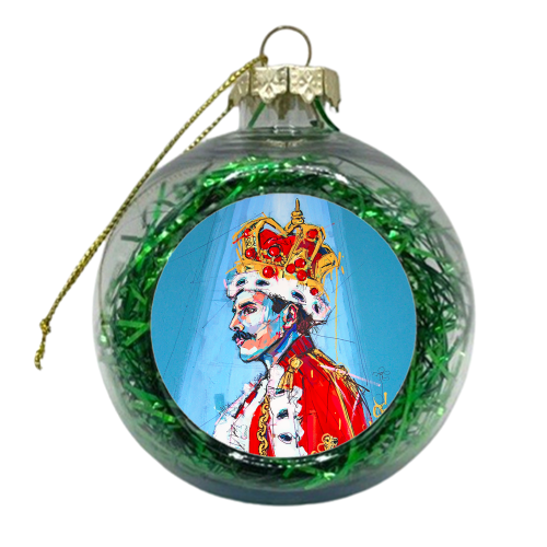 Royal Freddie - xmas bauble by Laura Selevos