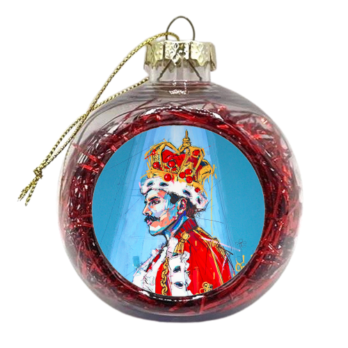 Royal Freddie - xmas bauble by Laura Selevos