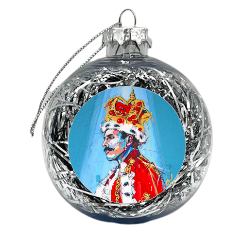 Royal Freddie - xmas bauble by Laura Selevos