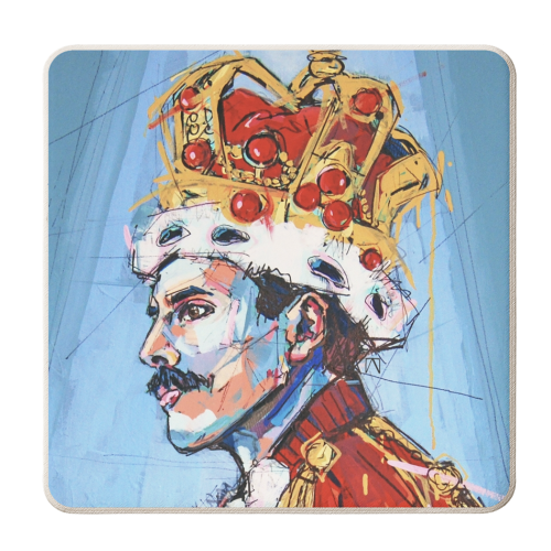 Royal Freddie - personalised beer coaster by Laura Selevos