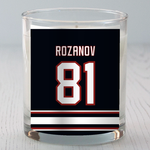 Rozanov - Boston Jersey - black - scented candle by The Girl Next Draw