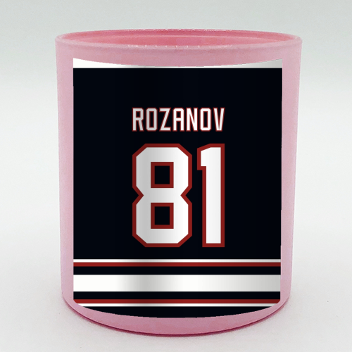 Rozanov - Boston Jersey - black - scented candle by The Girl Next Draw