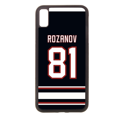 Rozanov - Boston Jersey - black - stylish phone case by The Girl Next Draw