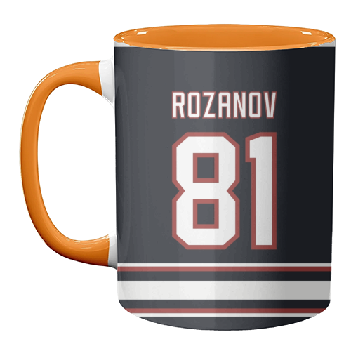 Rozanov - Boston Jersey - black - unique mug by The Girl Next Draw