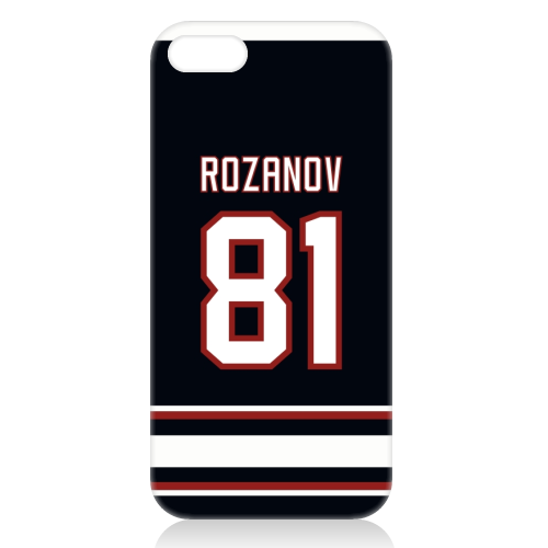 Rozanov - Boston Jersey - black - unique phone case by The Girl Next Draw