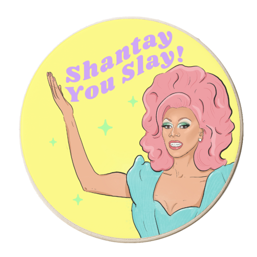 Ru Paul - personalised beer coaster by The Queer Store