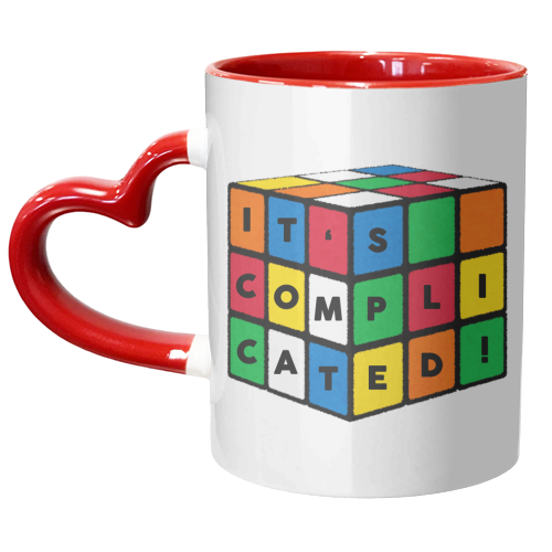 Rubix Cube - unique mug by Lilly Rose
