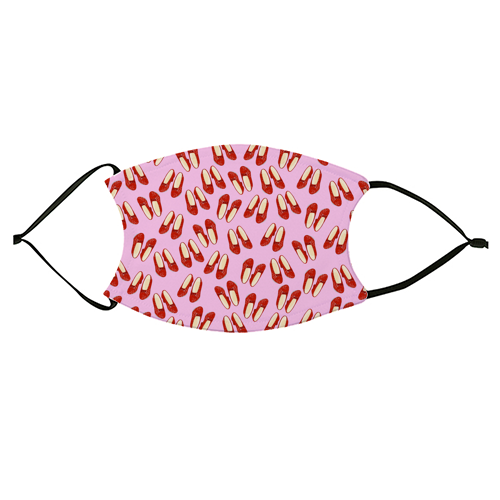 Ruby Red Slipper Pattern - face cover mask by Adam Regester