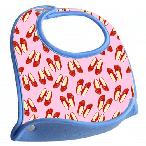 Ruby Red Slipper Pattern - feeding bib by Adam Regester