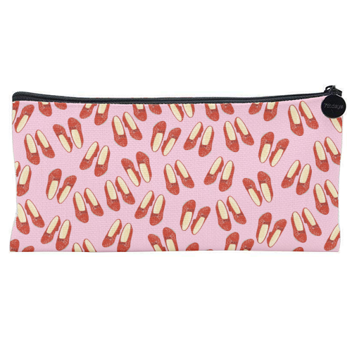 Ruby Red Slipper Pattern - flat pencil case by Adam Regester