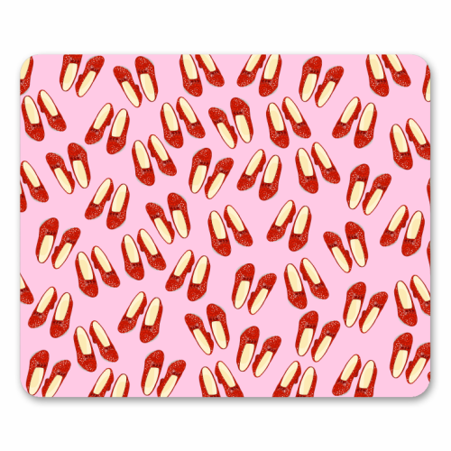 Ruby Red Slipper Pattern - mouse mat by Adam Regester
