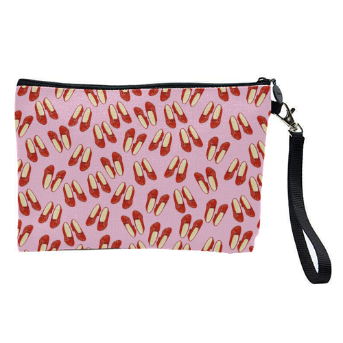 Ruby Red Slipper Pattern - pretty makeup bag by Adam Regester