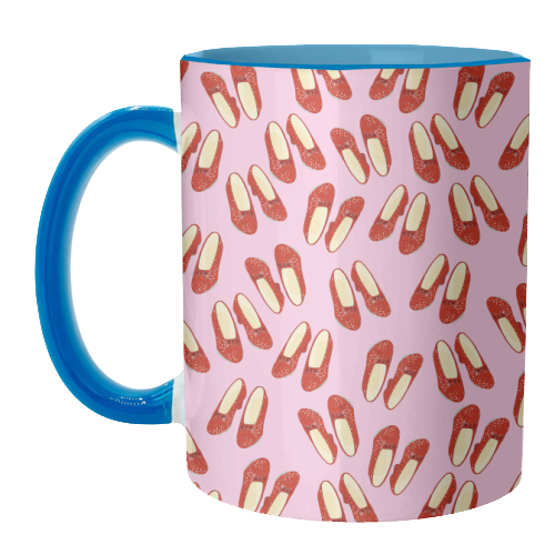 Ruby Red Slipper Pattern - unique mug by Adam Regester