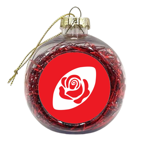 Rugby England - xmas bauble by Fimbis