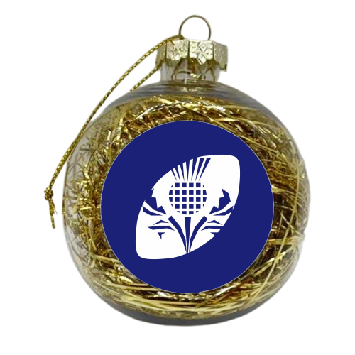 Rugby Scotland - xmas bauble by Fimbis