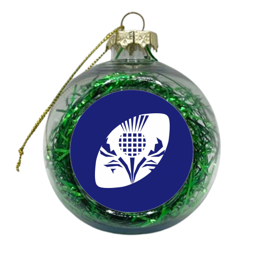 Rugby Scotland - xmas bauble by Fimbis