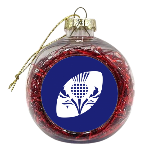 Rugby Scotland - xmas bauble by Fimbis