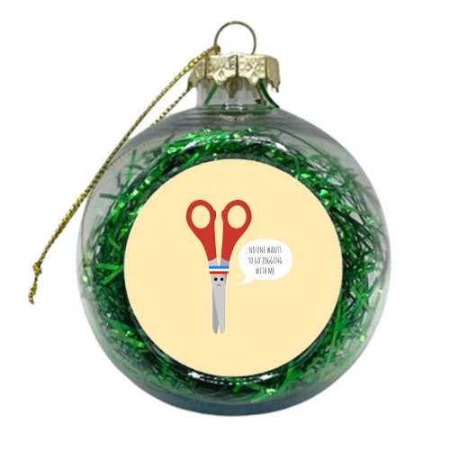 Running Despair - xmas bauble by petegrev