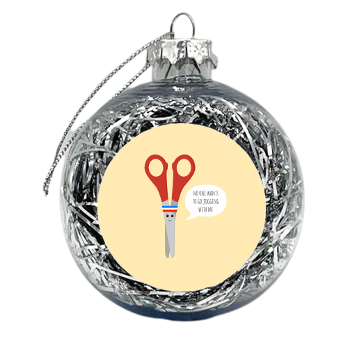 Running Despair - xmas bauble by petegrev