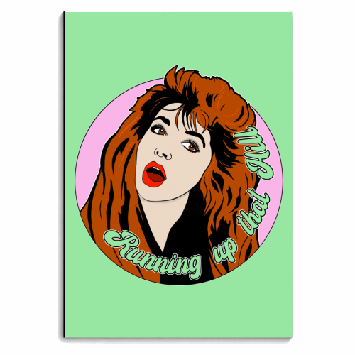 Running up that hill - personalised A4, A5, A6 notebook by Bite Your Granny