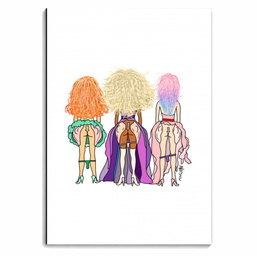RuPaul Drag Race Butts - personalised A4, A5, A6 notebook by Notsniw Art