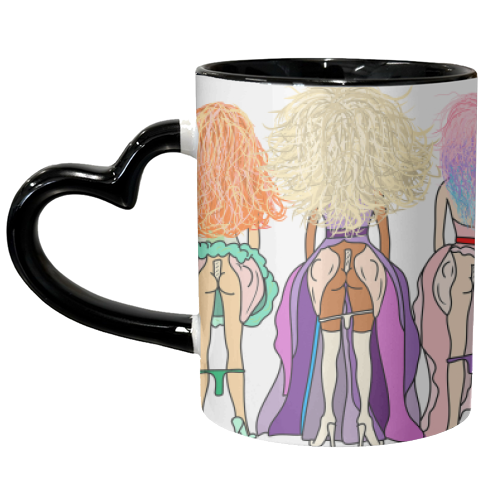 RuPaul Drag Race Butts - unique mug by Notsniw Art
