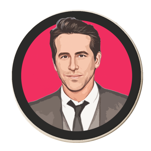 Ryan R - personalised beer coaster by DOLLY WOLFE