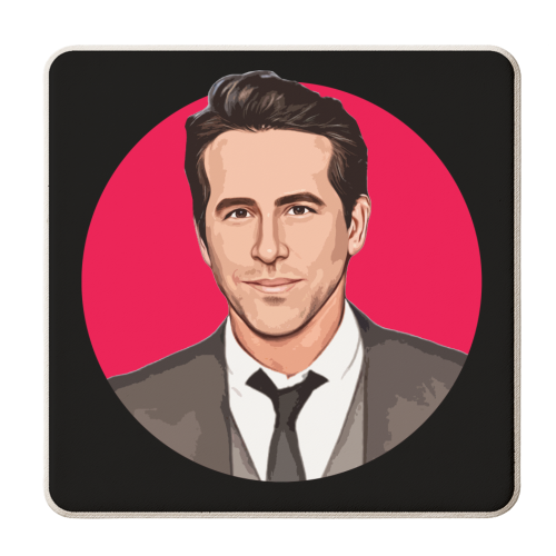 Ryan R - personalised beer coaster by DOLLY WOLFE