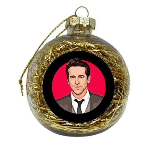 Ryan R - xmas bauble by DOLLY WOLFE